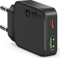 SBS TETRGANUSBTC45SLIM, SBS Ladeger&auml;t (45 W, 2 Ports) (TETRGANUSBTC45SLIM)...