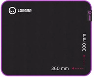 Lorgar LRG-GMP313, Lorgar Mousepad Main 313 360mmx300mmx3mm/High-speed/BK&VT...