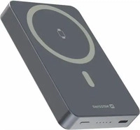 Swissten 22013983, Swissten Power Bank Fusion 10000 mAh with Apple Watch Charger