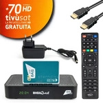 Digiquest RICD1246, Digiquest Tiv&ugrave;sat Maximo Combo Receiver mit DVB-S2 und...