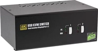 InLine 63642I, InLine KVM Desktop Switch (63642I) Schwarz