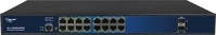Allnet ALL-SG8618PMJ, Allnet Switch full managed Layer2+ 18 Port . 16x GbE . PoE