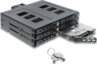 Delock 47142, Delock 5.25? Wechselrahmen f&uuml;r 6 x 2.5? SATA oder SAS HDD / SSD mit