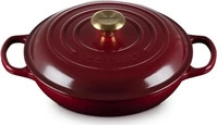 Le Creuset 21180269494441, Le Creuset Shallow pan Evo 26cm Garnet (Gusseisen,