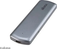 Akasa AK-ENU3M2-05, Akasa Portable M.2 SATA/NVMe SSD auf USB-C 3.2 Gen 2 (M.2)