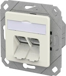 Metz Connect 130E381102-I, Metz Connect Datenanschlussdose (130E381102-I) Weiss
