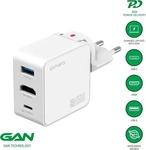 4smarts 541711, 4smarts Netzladeger&auml;t (65 W, 3 Ports) (541711) Weiss
