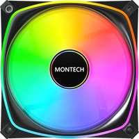Montech AX120 PRO BLACK, Montech AX120 PRO (120 mm, 1x) (AX120 PRO BLACK) Schwarz