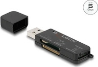 Delock 91757, Delock SuperSpeed USB Card Reader f&uuml;r SD / Micro SD / MS