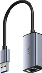 Cudy UE10A, Cudy USB-A to Ethernet Adapter (RJ45 (1x)) (UE10A) Grau