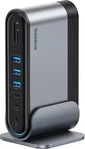 Baseus B00532304811-00, Baseus Pro 4 (USB-C, 15 Ports) (B00532304811-00) Grau
