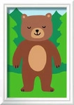 Ravensburger 23987, Ravensburger CreArt - Malen nach Zahlen 23987 - Kleiner B&auml;r - ab