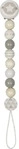 Goki 65305, Goki Schnullerkette Stern, grau (65305)