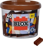 Androni 104114538, Androni Blox 40 braune 8er Steine in Dose (104114538) Braun