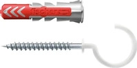 Fischer 535482, Fischer DuoPower 8x40 RH N K (4 Stk.) (535482) Weiss/Grau,