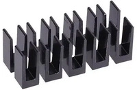 Alphacool 17156, Alphacool GPU Heatsinks 7x7mm black 10 Stk. (17156)