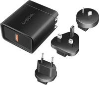 LogiLink PA0188, LogiLink USB Travel Charger (18 W, 1 Port) (PA0188) Schwarz