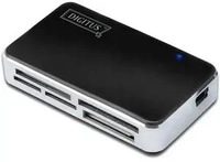 Digitus DA-70322-2, Digitus All-in-one (Type-B, USB) (DA-70322-2) Schwarz/Silber