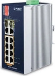 Planet IFGS-1022HPT, Planet IP30 Industrial 8-P 10/100TX (10 Ports) (IFGS-1022HPT)