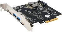 Exsys EX-12007, Exsys GmbH USB 3.2 Gen2 PCIe (x2) Karte mit 5 Ports ( 2A+3C