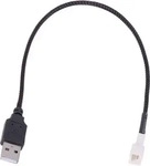Phobya 81132, Phobya Adapter USB Extern auf 3Pin L&uuml;fter (0.30 m) (81132)