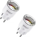 Gosund EP2-Z-2, Gosund EP2-Z ZigBee smart socket (two-pack) 10A (EP2-Z-2) Weiss