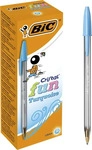 Bic 929074, Bic Kugelschreiber Cristal Fun, trkis, 20er Box (20x) (929074)