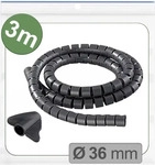 Quadrios 25CA741, Quadrios 25CA741 25CA741 Kabelschlauch 36 mm (max) Schwarz 3 m