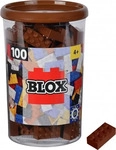 Androni 104114543, Androni Blox 100 braune 8er Steine in Dose (104114543) Braun