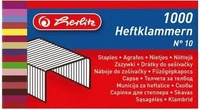 Herlitz 8760613, Herlitz Heftklammer No.10 verzinkt 1000er Schachtel (8760613)...