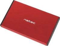 Natec NKZ-1279, Natec Rhino GO HDD / SSD-Geh&auml;use 2.5 Zoll (2.5") (NKZ-1279) Rot