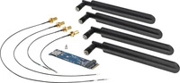 Shuttle WWN04, Shuttle WWN04 LTE (4G/5G) M.2 2280 Erweiterungkit inkl. Antennen...