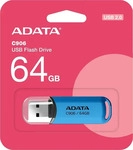 A-Data AC906-64G-RWB, A-Data Adata Pendrive C906 USB2.0 blue (64 GB, USB-A)