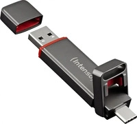 Intenso 3850440, Intenso SSD 250GB UX100 USB 3.2 Gen1 A+C Black (0.25 TB) (3850440)