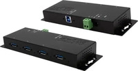 Exsys EX-1184HMVS-2, Exsys GmbH 4-Port USB 3.2 Gen 1 Metall HUB mit 15KV ESD