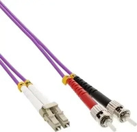 InLine 88518P, InLine LWL Duplex Kabel LC/ST 50/125um OM4 25m (25 m) (88518P),