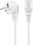 Goobay 95141, Goobay Kaltger&auml;te Anschlusskabel abgewinkelt, 3 m, Weiss (3 m)...