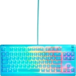 SteelSeries 64933, SteelSeries Apex 3 TKL US, aqua (US, Kabelgebunden) (64933) Blau