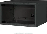 Triton 991006, Triton 19" Wandgeh&auml;use (10.86 HE, 19 Zoll Rack) (991006) Schwarz