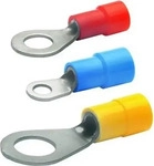 Klauke 6208, Klauke Ringkabelschuh M8 0,5-1qmm DIN isol rt Nach DIN (6208) Rot