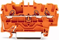 Wago 2001-1302, Wago Kontakttechnik Durchgangsklemme 2001-1302 (2001-1302) Orange