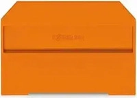 Wago 282-312, Wago Kontakttechnik Abschlussplatte 282-312 (282-312) Orange