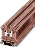 Phoenix Contact 3007330, Phoenix Contact Feed-Through Terminal Block 6.2 mm Brown