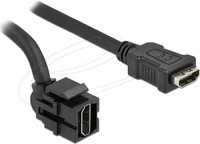 Delock 86854, Delock HDMI Keystone Modul (0.30 m) (86854) Schwarz