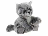 Heunec Glitter-Kitty Katzen-Baby Graumeliert (20 cm)