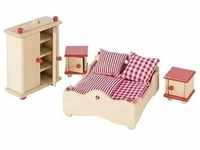 Goki Puppe Haus Möbel Schlafzimmer
