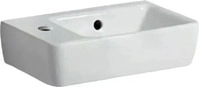 Geberit 276240000, Geberit Handwaschbecken Renova Compact 40 x 25 cm wei Hahnloch