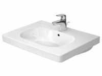 Duravit, Waschbecken, Möbel-Waschtisch D-Code 65 cm weiß 03426500002 (485 mm, 650