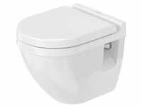 Duravit, Toilette + Bidet, Tiefspl-WC Starck 3 compact verkrzt 48,5cm wei wandhngend