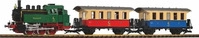 Piko PIKO 37130, Piko G-Start Set Personenzug bunt mit Dampflok BR 80 (Spur G) (PIKO